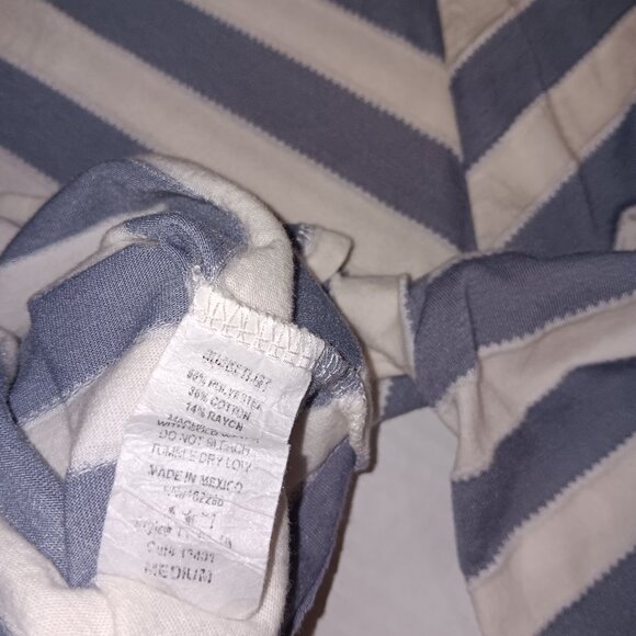 BUCKETLIST OVERSIZED STRIPED CROPPED TOP - Picture 6 of 10